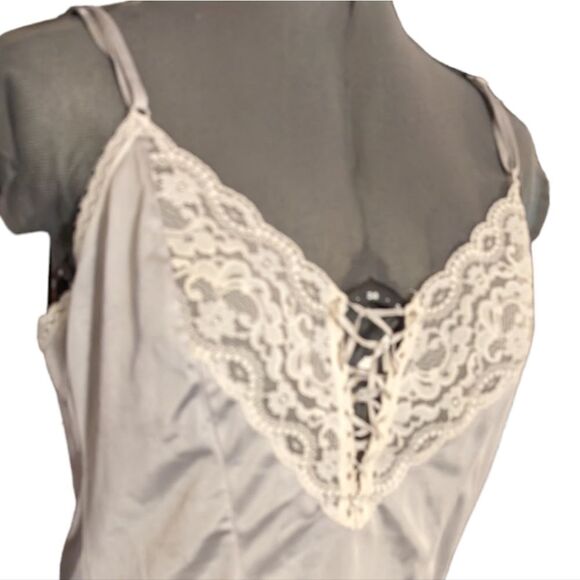 Vintage Maidenform Heartstrings union made gray 2 piece set - Picture 3 of 8